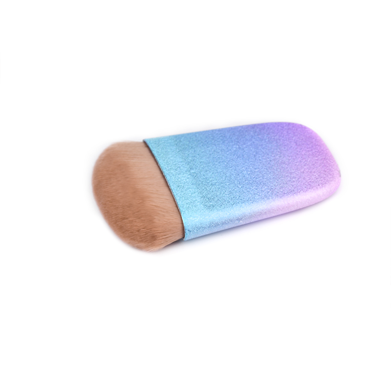 Electroplated Rimous Single Foundation Makeup Brush Soft Hair Kabuki Foundation Brush