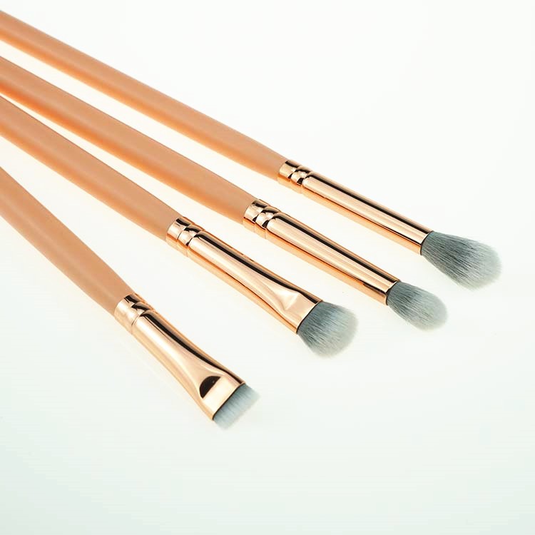 High Quality 8pcs Rose Golden New Flat Premium Makeup Brush Set With Bag