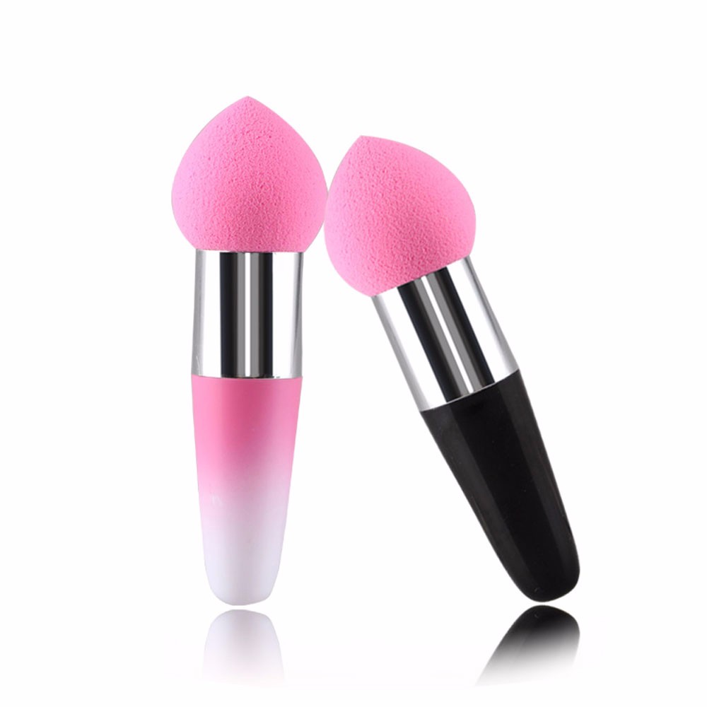 Long Handle Makeup Foundation Sponge Blender Beauty Cosmetic Puff For Flawless Cream Make Up Puff
