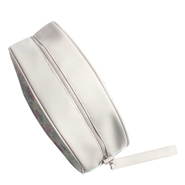 Custom Promotional PU Leather Cosmetic Bag Custom Makeup Pouch with Full Color Printing