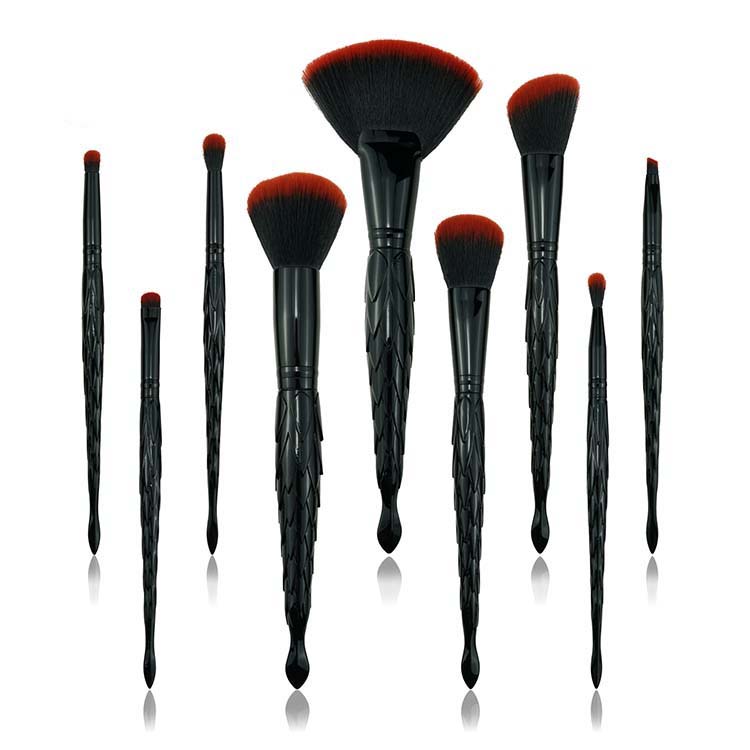 Amazon hot sale brush set cosmetics everyday 9pcs makeup brushes