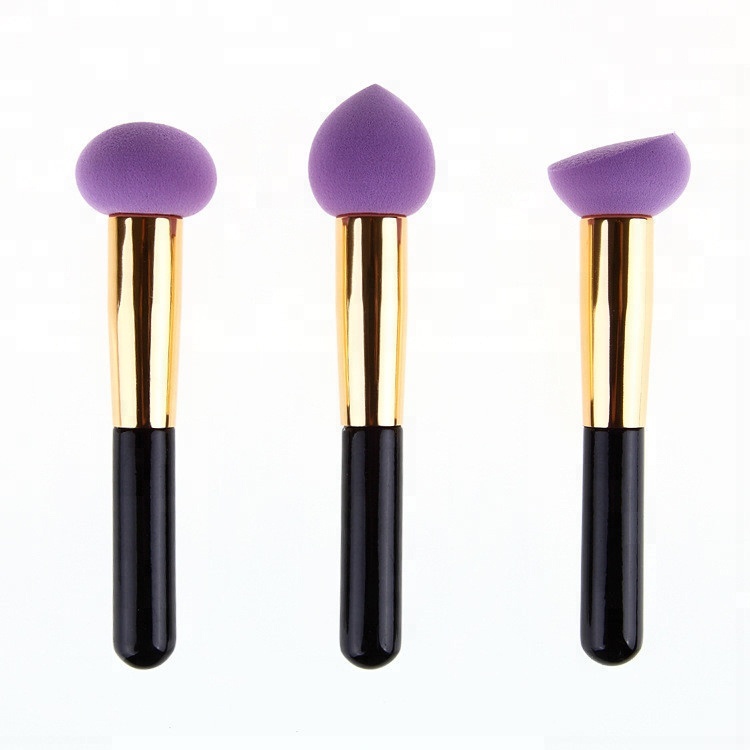 2019 Trendy Cosmetic Tools Purple Makeup Brush Non-latex Foundation Sponge Brush