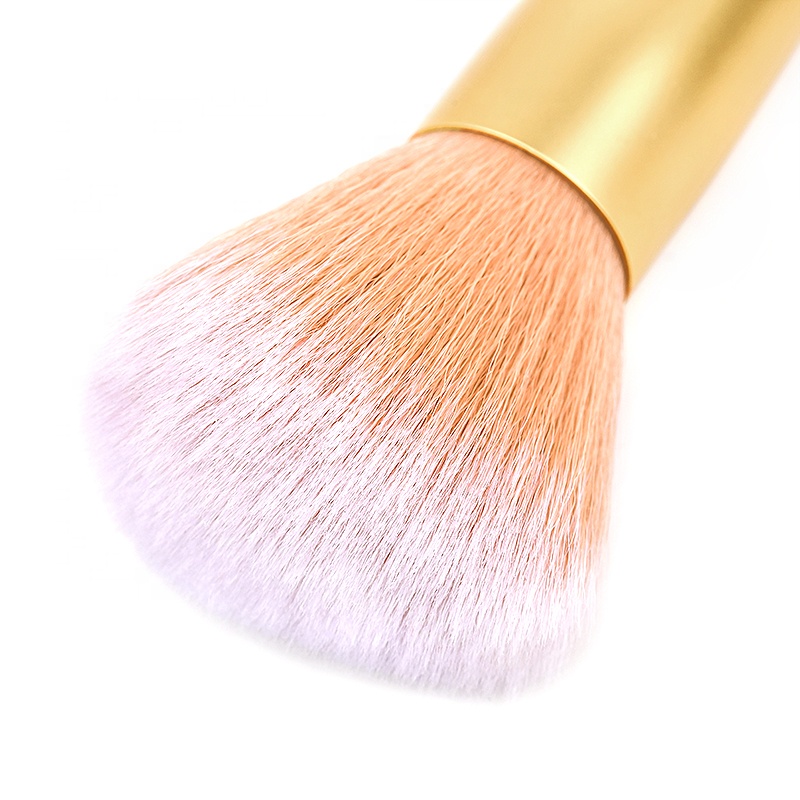 Big Fluffy Colorful 1pc Face Powder Brush Makeup Bronze Powder Brush