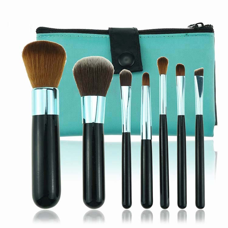 Beauty counter makeup brush set black powder makeup brushes organizer