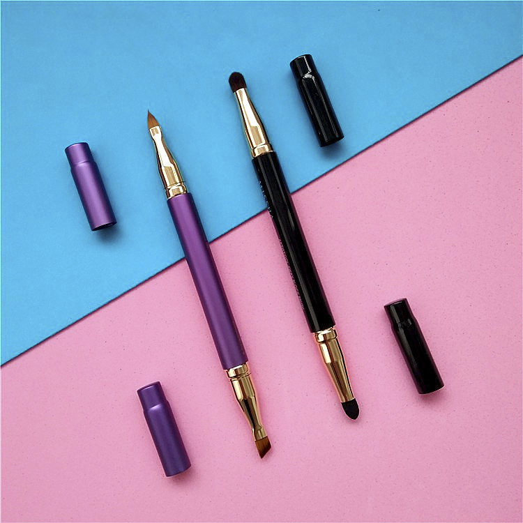 Portable Makeup Brush 4 In 1 Detachable Multi-function Eye Shadow Lip Brush