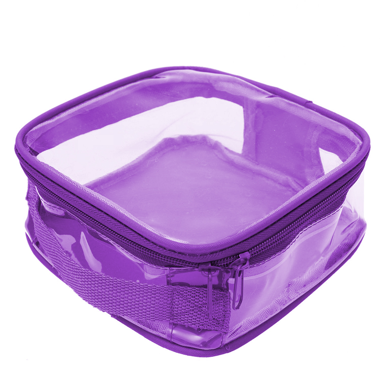 Clear TSA Approved Plastic Zip Lock Bag Travel Toiletry Bag See Through Cosmetic Bag