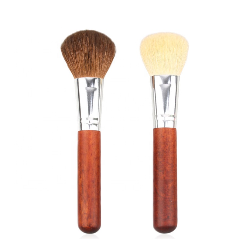 Private Label Big Face Powder Makeup Brush Rosewood Powder Cosmetic Brush
