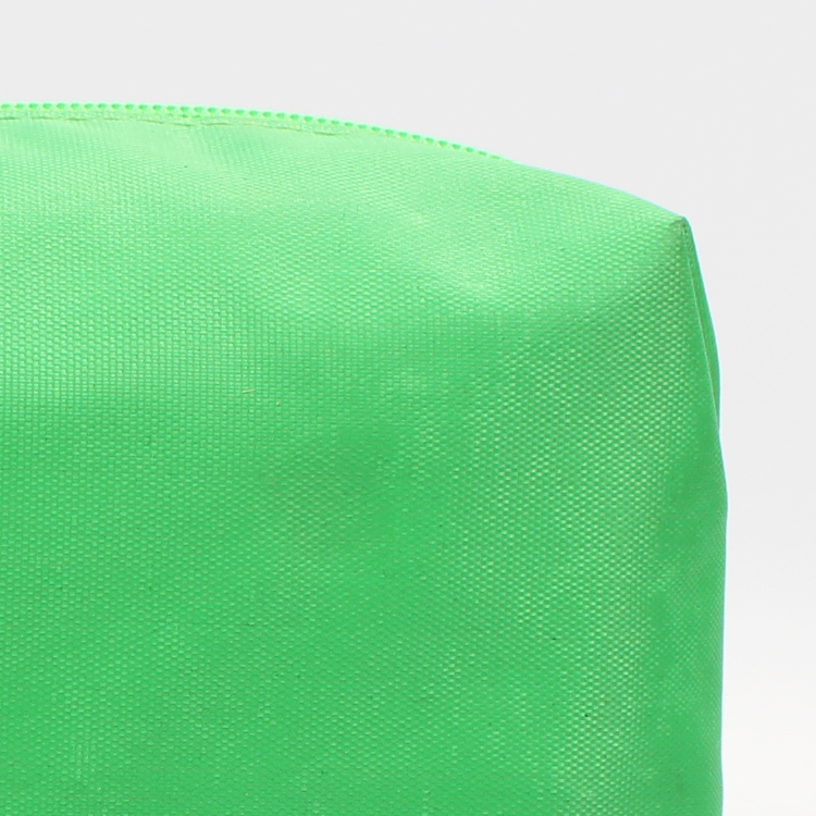 Green Polyester Cosmetic Pouch Clutch Makeup Bag For Women Makeup Bag