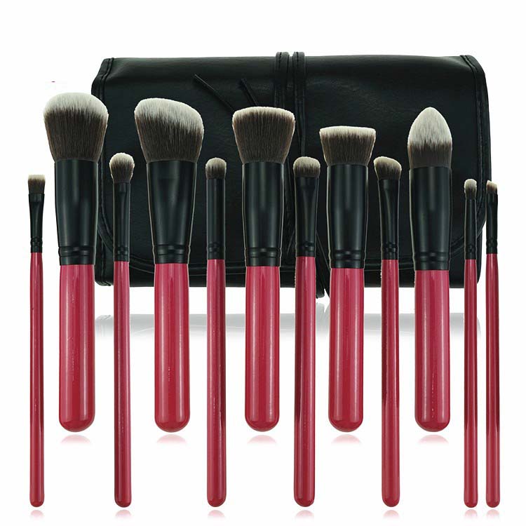 12Pcs Cruelty Free Makeup Brushes Eye Brush Fluffy With Bag