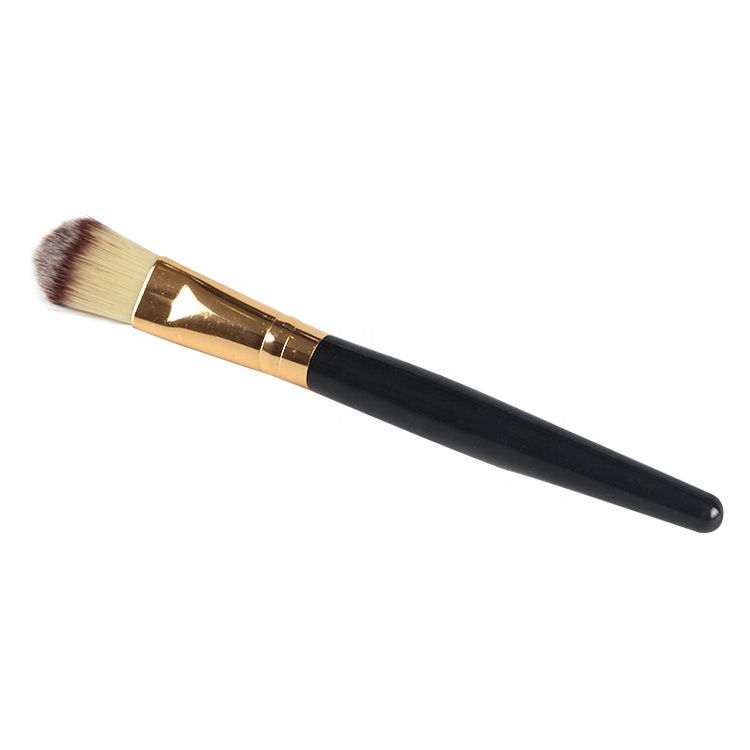 Daily Cosmetic Liquid Foundation Brush Wooden Makeup facial Mask Brush