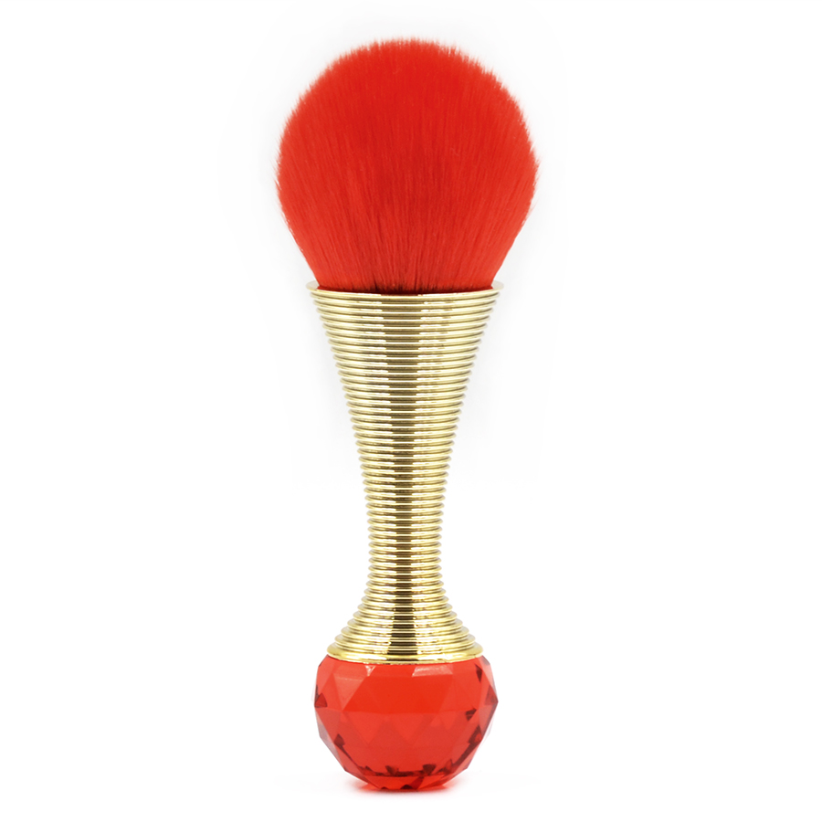 Personalized Electroplating Handle Loose Powder Brush for Cosmetics