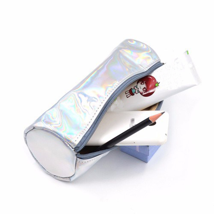 Transparent Makeup Bag Rainbow Clear holographic Hologram Laser Cosmetic Pouch Iridescent Cosmetic Bag