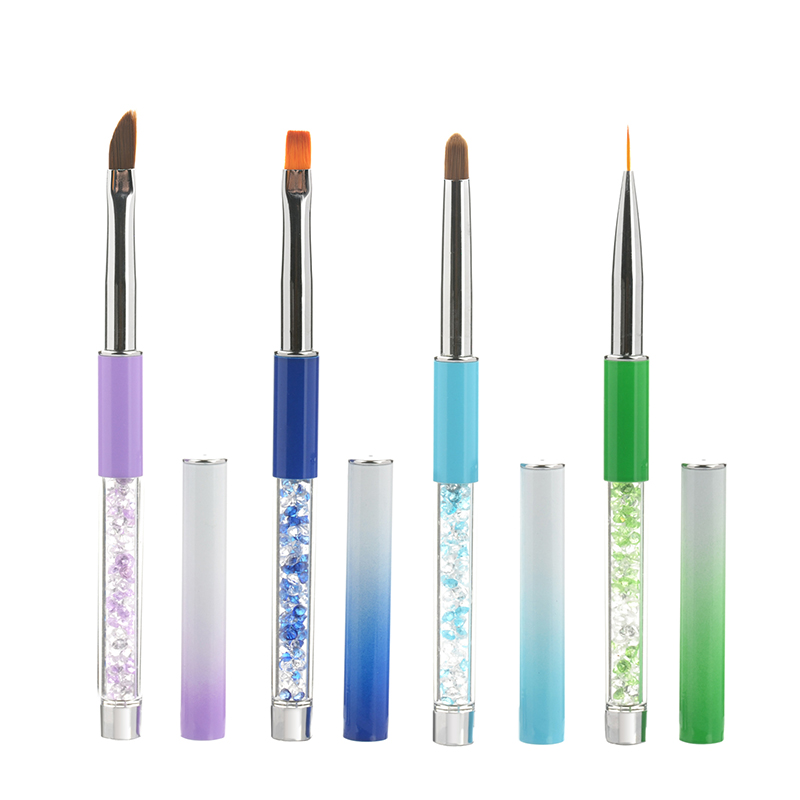 Crystal Kolinsky Art Paint Nail Polish Brushes Set