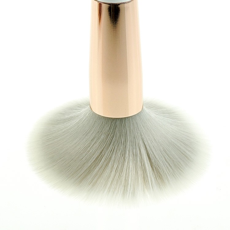 Best quality private label 12pcs marble cosmetics makeup brushes set