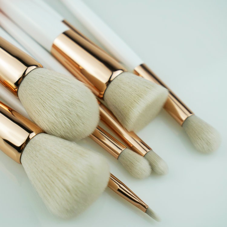 2018 Amazing  Soft Synthetic Hair Makeup Brush Marble Set for Maquillaje