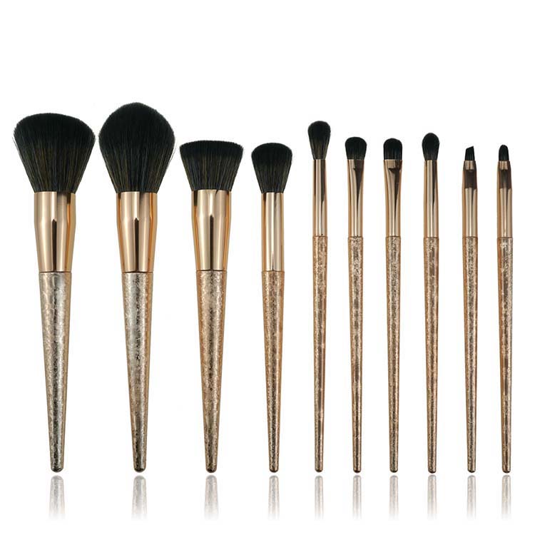 2018 New Design Products Rose Gold Makeup brush set Private Label