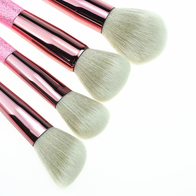13 pieces affordable Makeup brushes Pink glitter Cosmetic brush for holiday gift