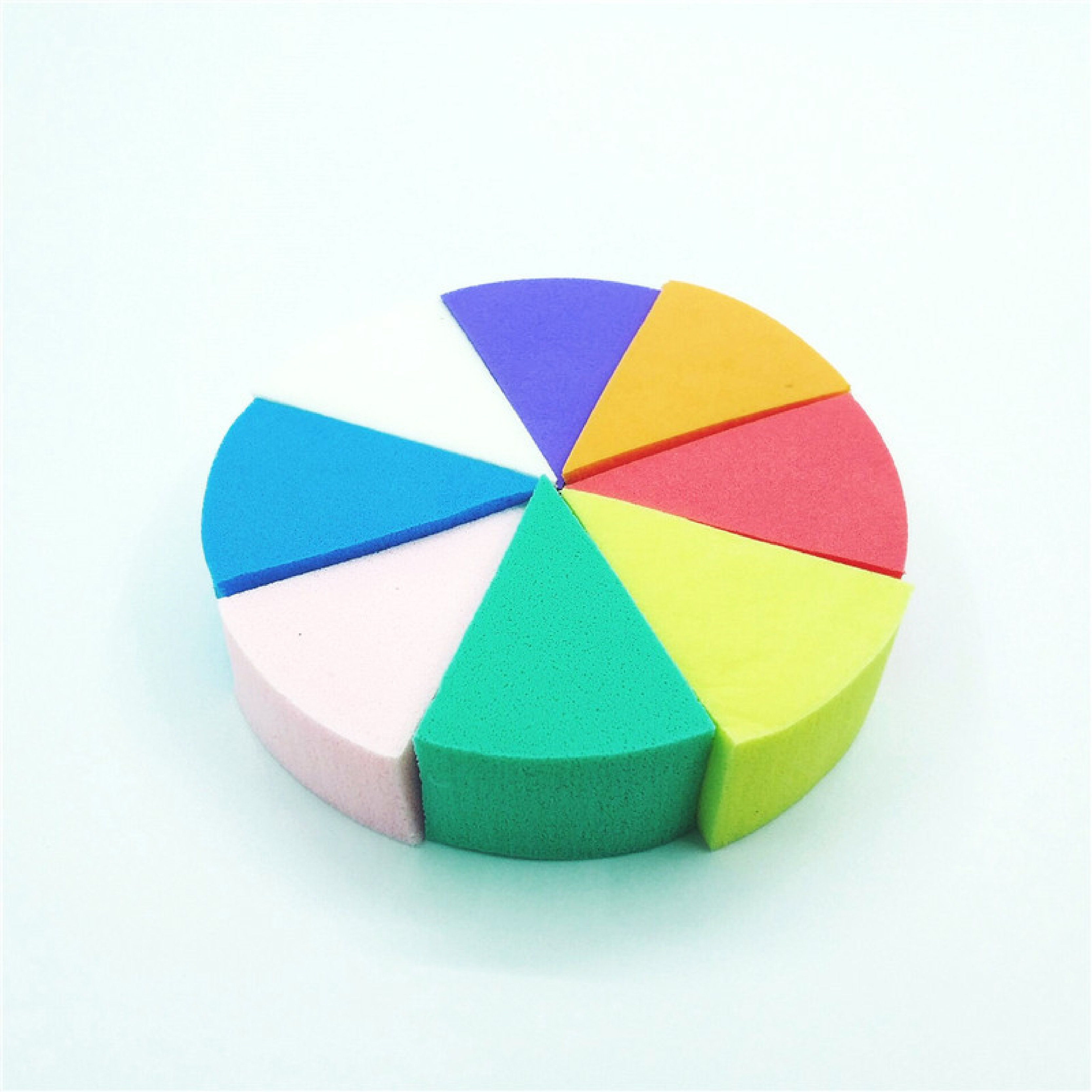 8pcs soft makeup sponge SBR cosmetic sponge