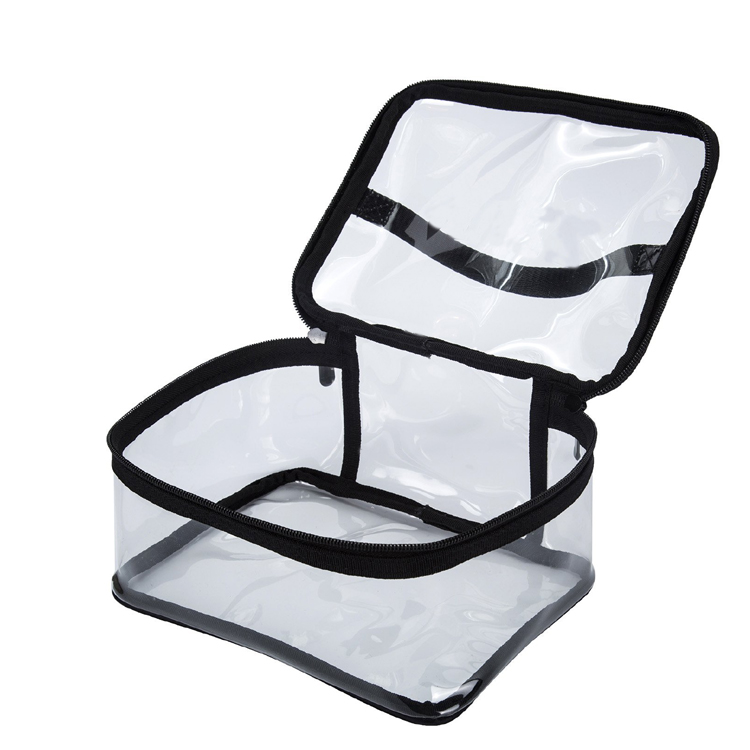 Transparent Clear PVC Zipper Bag Promotional Cosmetic PVC bag