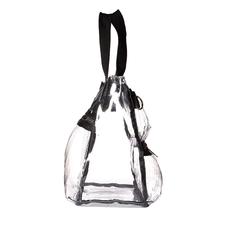 Clear Travel Makeup Bag Cosmetics Organizer Transparent PVC Zipper Bag Custom Cosmetic Bag PVC