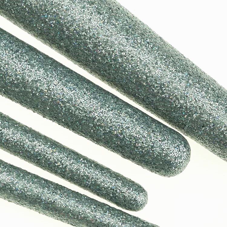 High End 5 Pcs Silvery Handle Glitter Powder Brush Bling Makeup Brush Set