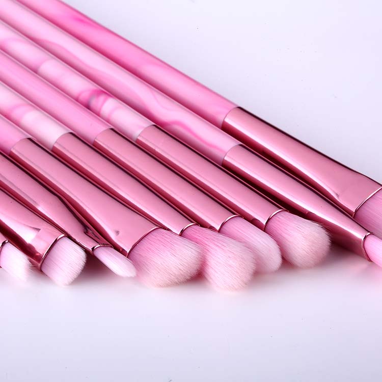 Private Label Brush 12PCS Pink Vegan Brush Set