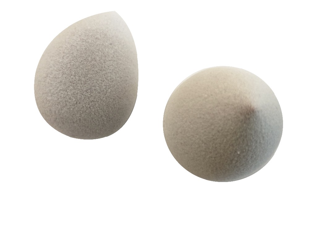 Latex-free full flocking makeup sponge blender with high quality