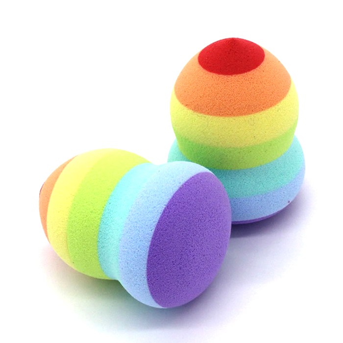 beauty makeup sponge private label colorful makeup sponges