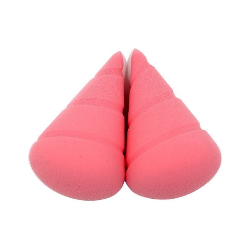 Cute Unicorn Shape Pink Ice Cream Easy Powder Blender Cosmetic Powder Puff custom logo Makeup Sponge
