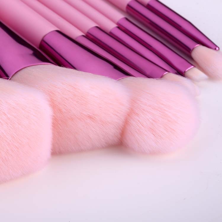Wholesale Beautiful Synthetic Hair Makeup Brushes Set with bag