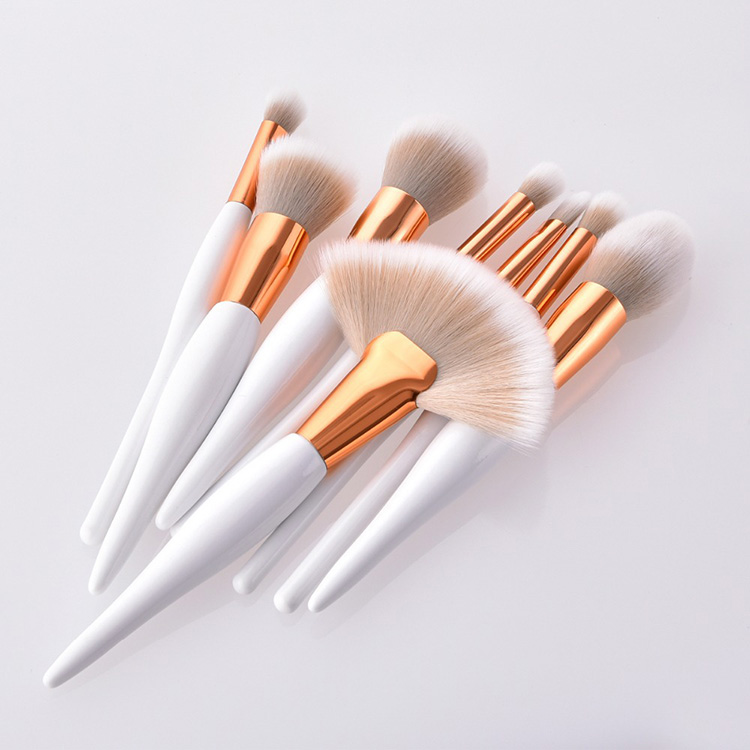 8 pcs make-up tools luxury taklon private label brush makeup set