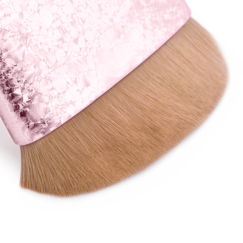 Electroplated Rimous Single Foundation Makeup Brush Soft Hair Kabuki Foundation Brush