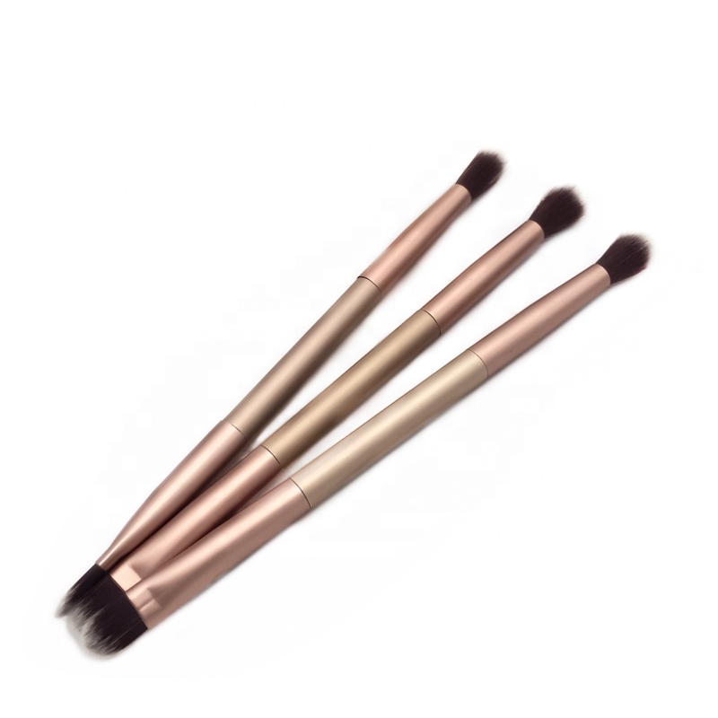 Double Sided Champagne 2 in 1 Eye shadow Blending Brush