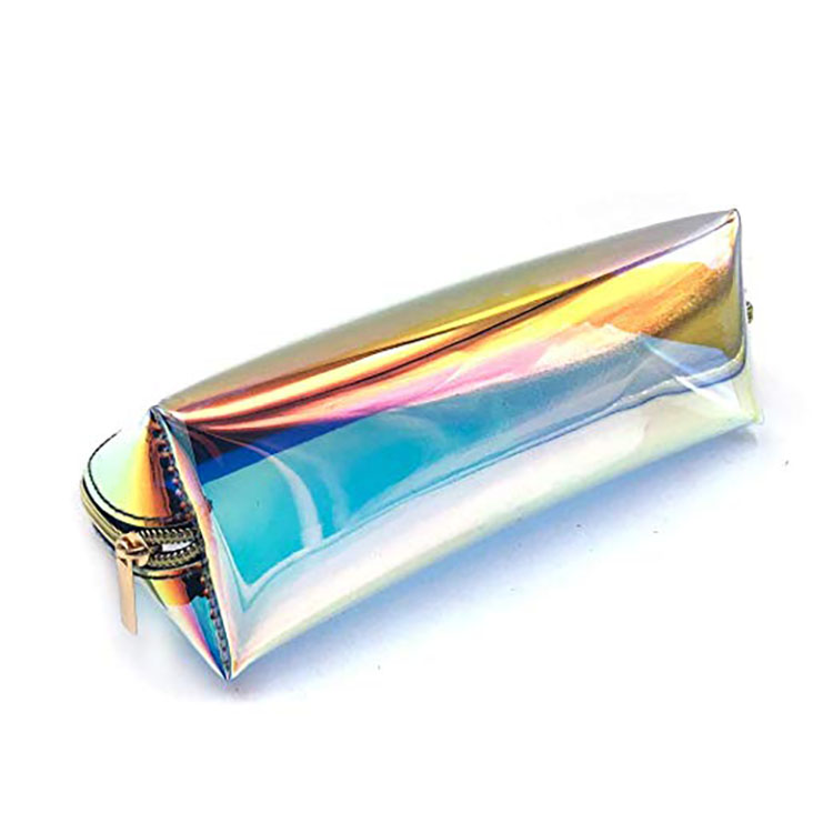 Holographic Makeup Bag Iridescent Cosmetic Bag Hologram Clear Toiletry Bag