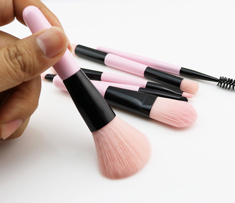 Cute Pink Double Sided Private Label Make Up Brushes Makeup Brush set