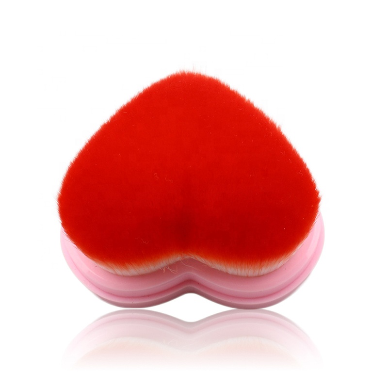 Heart Shape Brush Makeup Foundation Brush Cosmetic Kabuki Brush