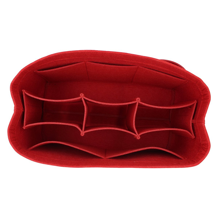 Handbag Organizer Bag Organizer Insert Felt Handbag Shaper 12 Pockets Bag in Bag