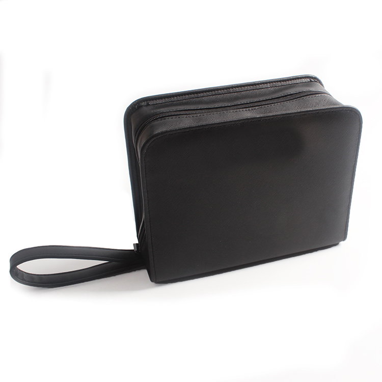 Marker Carrying Case Lipstick Organizer 40 Slots PU Zippered Makeup Cosmetic Case Bag Lipstick Holder
