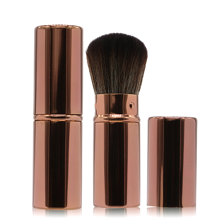 make up brushes bulk  nylon hair retractable brush beauty cosmetics