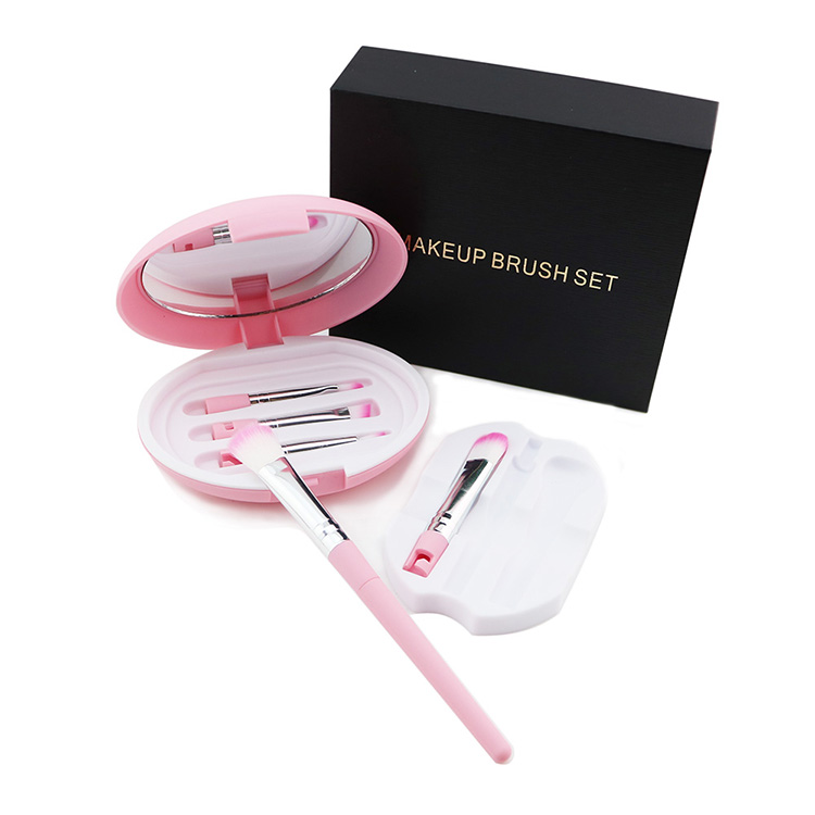 2018 new KD foldable portable travel makeup brush set