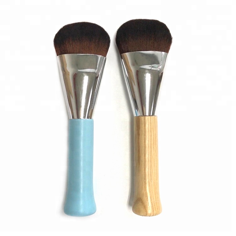 Brochas Custom Logo Synthetic Big Facial Body Mask Brush Organic Makeup Brush