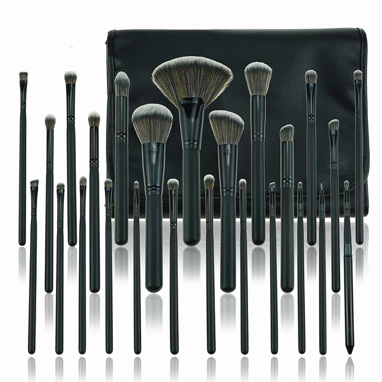 professional 25pcs vegan maquillaje products cosmetic makeup brushes set with bag