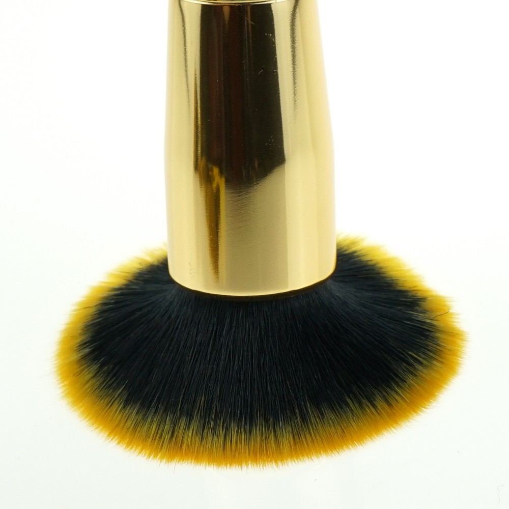 18Pcs Customize Makeup Brushes Private Label Yellow Gold Brush Set