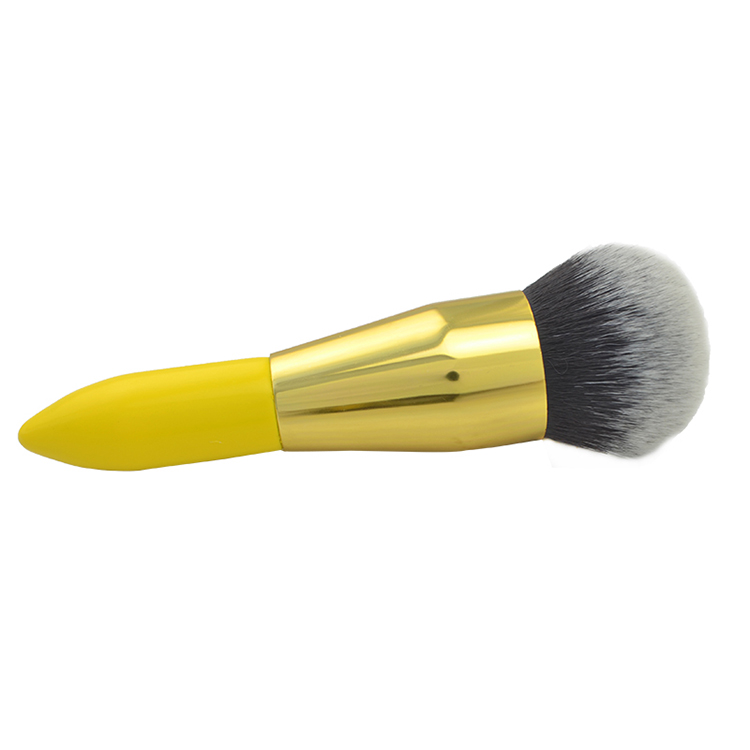 Own Brand Synthetic Makeup Tools OEM & OEM Short Wood Powder Brushes