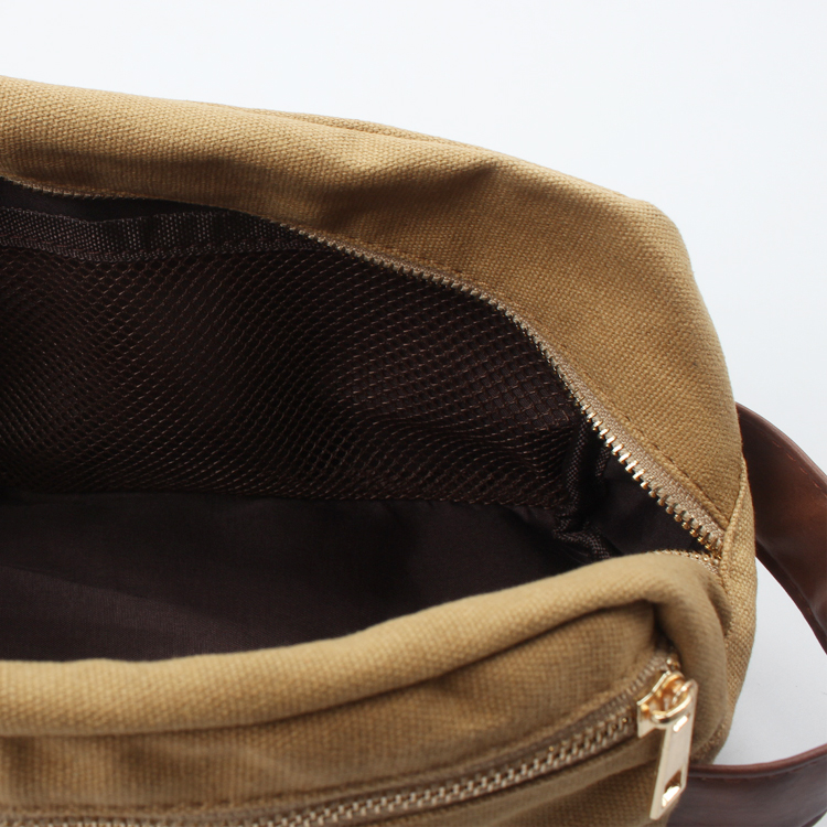 Canvas Travel Men's Toiletry Bag Cosmetic Bag