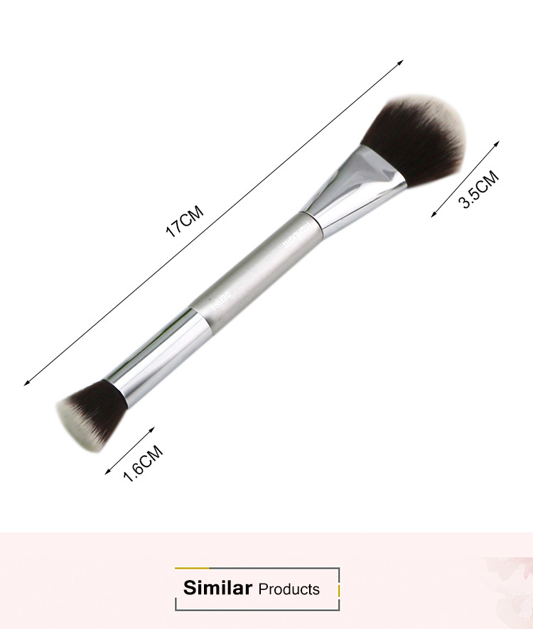 High Quality Double Ended Foundation Blend Beauty Makeup Brush With Personal Brand