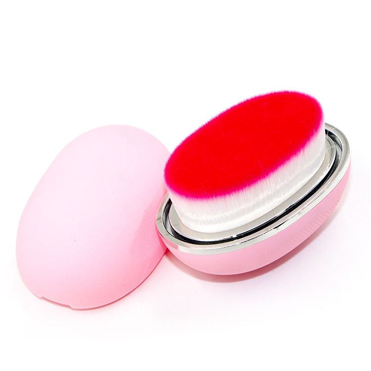 magic egg single oval portable make up kabuki liquid foundation brush