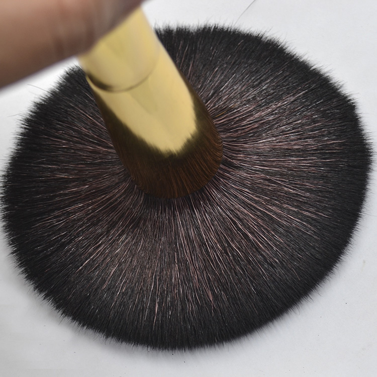 High Quality Goat Hair Metal Handle Makeup Large Loose Powder Brush