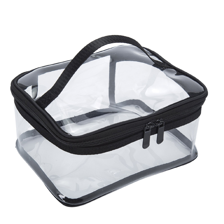 Transparent Clear PVC Zipper Bag Promotional Cosmetic PVC bag