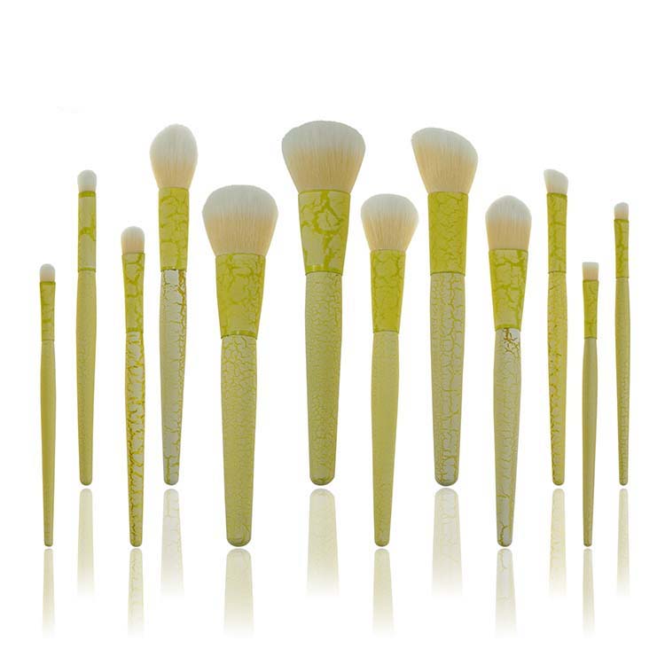 Hot sale glitter magic hair powder blusher makeup brush set